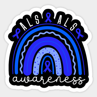 Als Awareness Als Rainbow Sticker